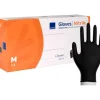 ABENA Nitrilhandske Puderfri Svart M 100-pack