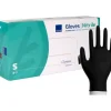 ABENA Nitrilhandske Puderfri Svart S 100-pack
