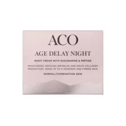 ACO Face Age Delay Night Cream Normal Skin Parfymerad Anti-age Nattkräm 50 ml