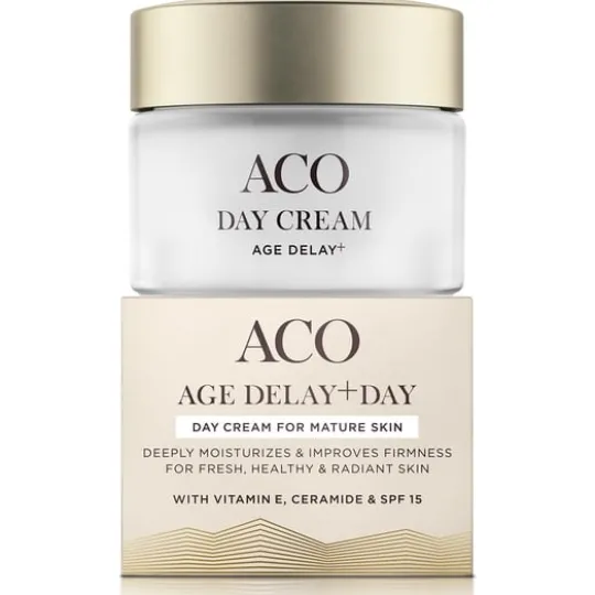ACO Face Age Delay+ Night Cream Anti Age Nattkräm Parfymerad 50 ml