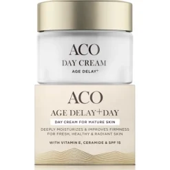 ACO Face Age Delay+ Night Cream Anti Age Nattkräm Parfymerad 50 ml