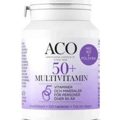 ACO 50+ Multivitamin 100 tabletter