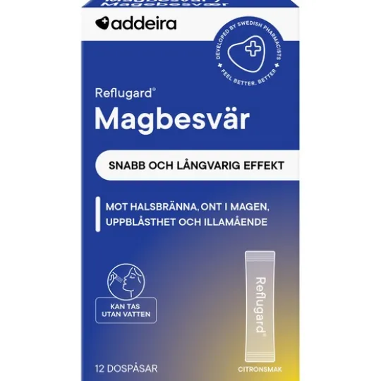 Addeira Reflugard vid Magbesvär 12 dospåsar