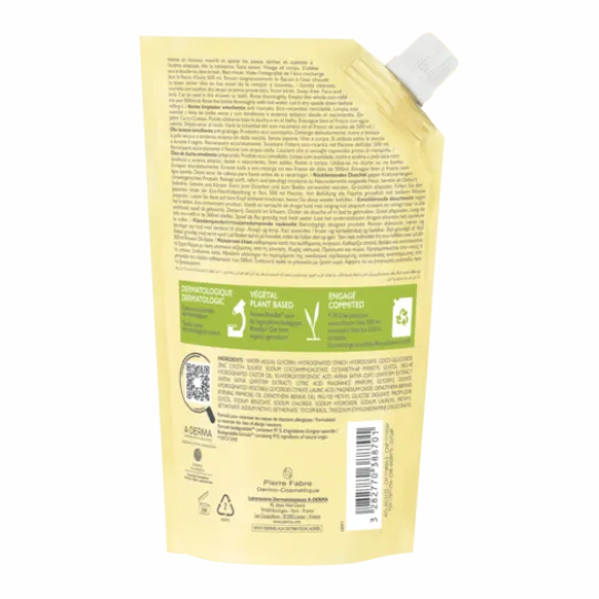 A-derma Exomega Control Shower Oil Refill 500 ml