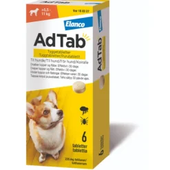 AdTab 225 mg Tuggtabletter för Hund > 5,5–11 kg 6 st