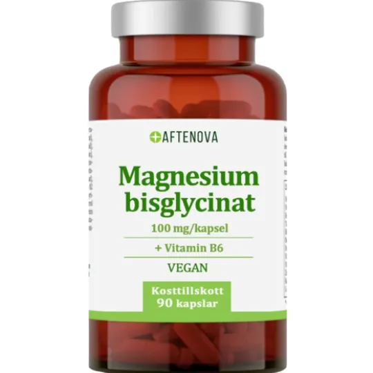 AfteNova Magnesiumbisglycinat 100 mg 90 kapslar