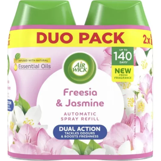 Air Wick Freshmatic Automatic Spray Duo Refill Freesia & Jasmine 2 x 250 ml