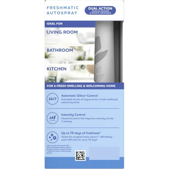Air Wick Freshmatic Automatic Spray Starter Kit Crisp Linen & Lilac 250 ml