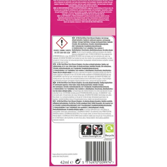 Air Wick Reed Diffuser Cherry Blossom & Raspberry 42 ml