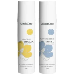 Aleah Care Olje- & Vattenbaserat Glidmedel (Duo) Intimolja Repair + Intimgel Balance 2 x 75 ml