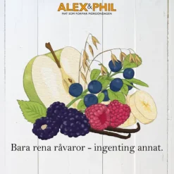 Alex&Phil Blåbär & vaniljsmoothie 5 x 100 g