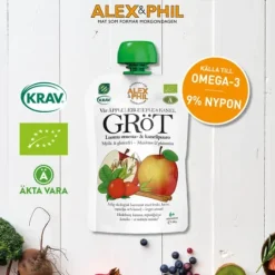Alex&Phil Äpple & kanelgröt 5 x 100 g