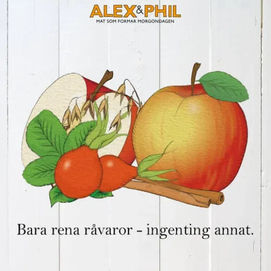 Alex&Phil Äpple & kanelgröt 5 x 100 g