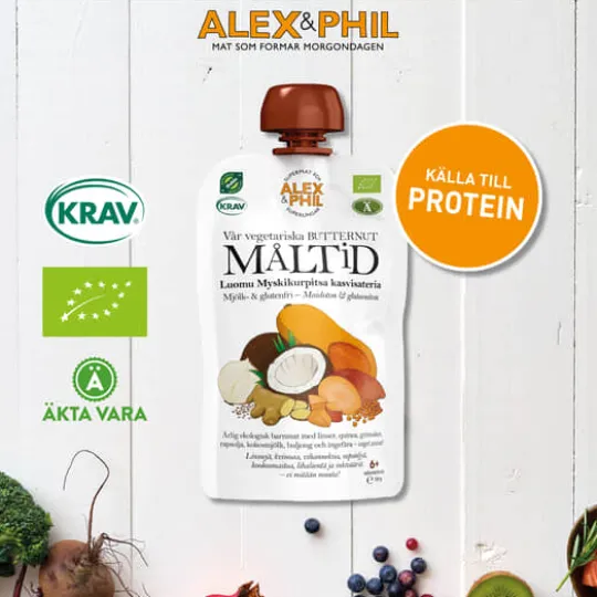 Alex&Phil Vegetarisk butternutmåltid 6 x 120 g