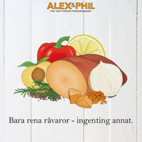 Alex&Phil Vegetarisk sötpotatismåltid 6 x 120 g