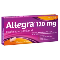 Allegra filmdragerad tablett 120 mg 10 st