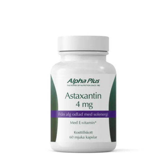 Alpha Plus Astaxantin 4mg 60 kapslar