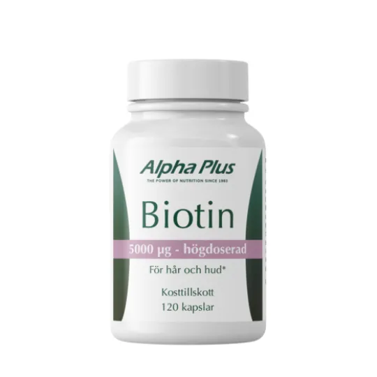 Alpha Plus Biotin 120 kapslar