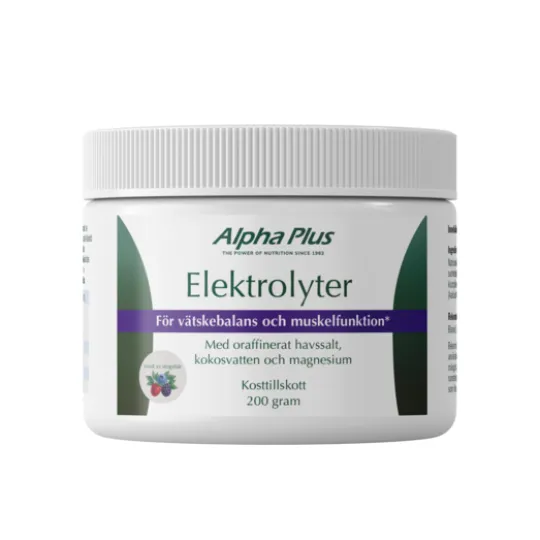 Alpha Plus Elektrolyter Skogsbär 200 g