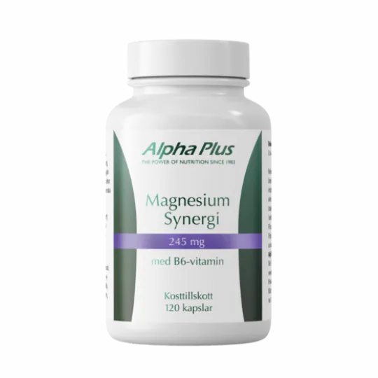Alpha Plus Magnesium Synergi 120 kapslar
