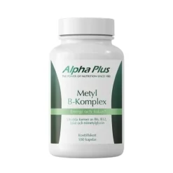 Alpha Plus Metyl B-komplex 100 kapslar