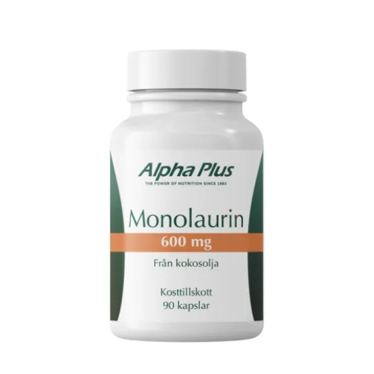 Alpha Plus Monolaurin 600 mg 90 kapslar