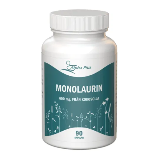 Alpha Plus Monolaurin 600 mg 90 kapslar