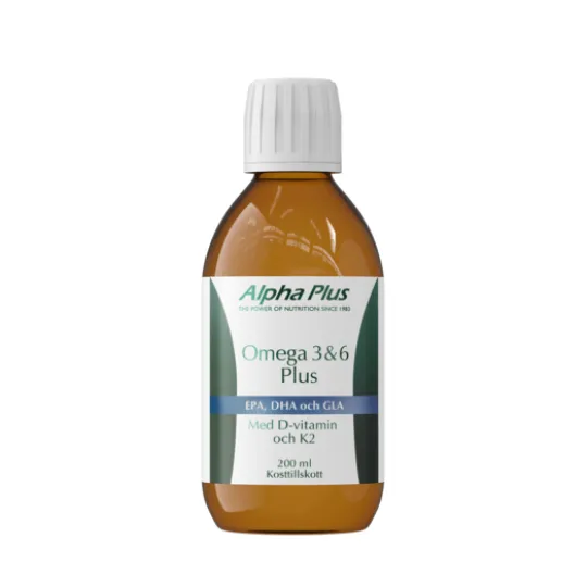 Alpha Plus Omega 3 & 6 Plus 200 ml