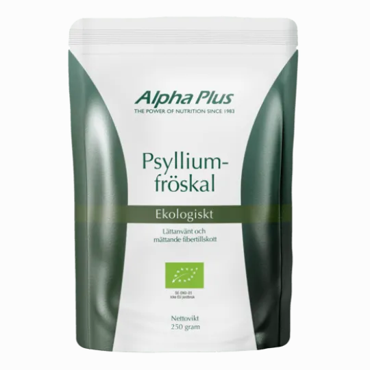 Alpha Plus Psylliumfröskal EKO 250 g