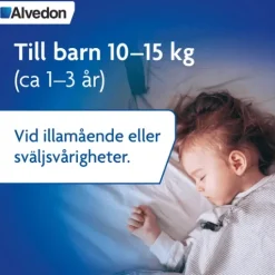 Alvedon suppositorium 125 mg 10 st (10-15 kg)