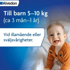 Alvedon Suppositorium 60 mg 10 st (5-10 kg)
