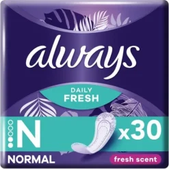 Always Dailies Normal Trosskydd 3in1 30 st