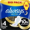 Always Ultra Secure Night Bindor Med Vingar S4 16 st