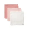 Ami Minie Muslin squares Pink/White 60x60 cm 3-pack