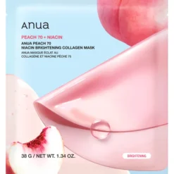 ANUA Peach 70 Niacin Brightening Collagen Mask 4 st