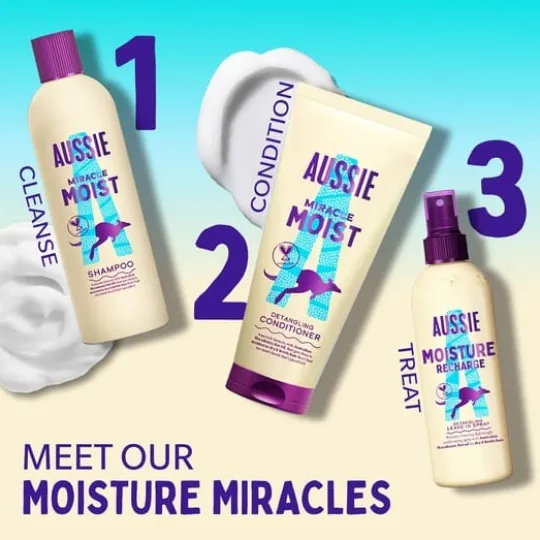 Aussie Miracle Moist Detangling Conditioner 400 ml
