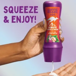 Aussie SOS 1 Minute Miracle All In One Repair Rescue Hårinpackning 250 ml
