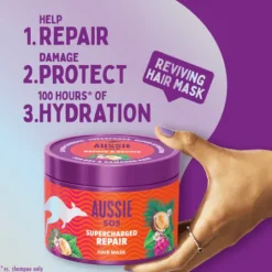 Aussie SOS Supercharged Repair Hårinpackning 500 ml