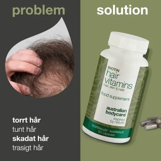 Australian Bodycare Biotin Hair Vitamins 60 kapslar