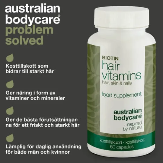 Australian Bodycare Biotin Hair Vitamins 60 kapslar