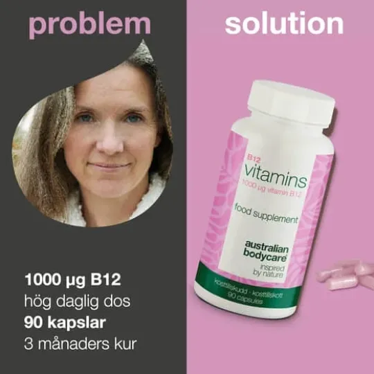 Australian Bodycare B12 Vitamins 60 kapslar