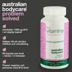 Australian Bodycare B12 Vitamins 60 kapslar