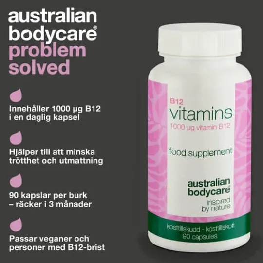 Australian Bodycare B12 Vitamins 60 kapslar