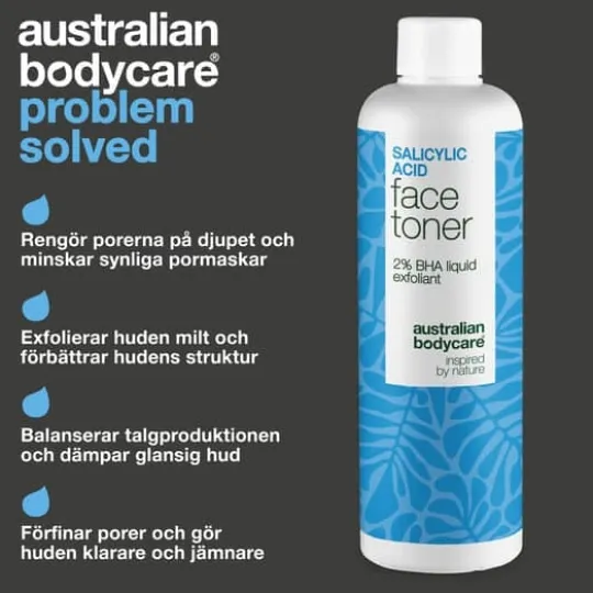 Australian Bodycare Salicylic Acid Face Toner 2% BHA exfoliant 150 ml