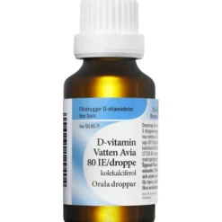 Avia D-vitamin Vatten Orala Droppar 80IE/droppe 25 ml