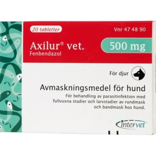 Axilur vet. tablett 500 mg 2 x 10 st