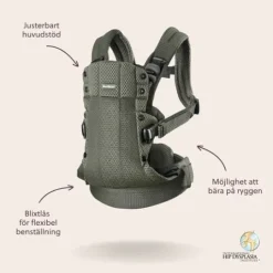 BabyBjörn Baby Carrier Harmony 3D Mesh Dark Green
