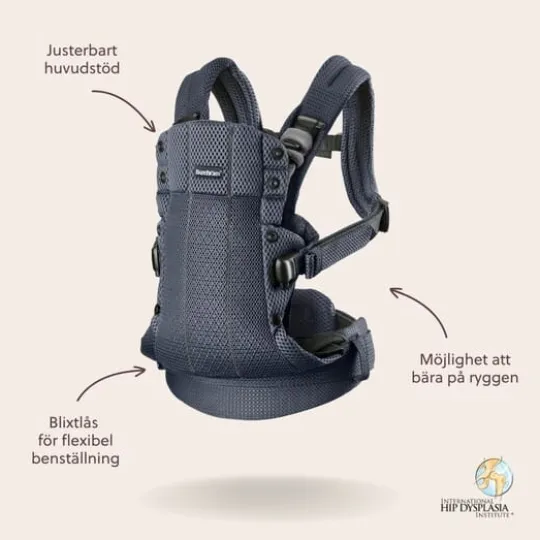BabyBjörn Baby Carrier Harmony 3D Mesh Navy Blue