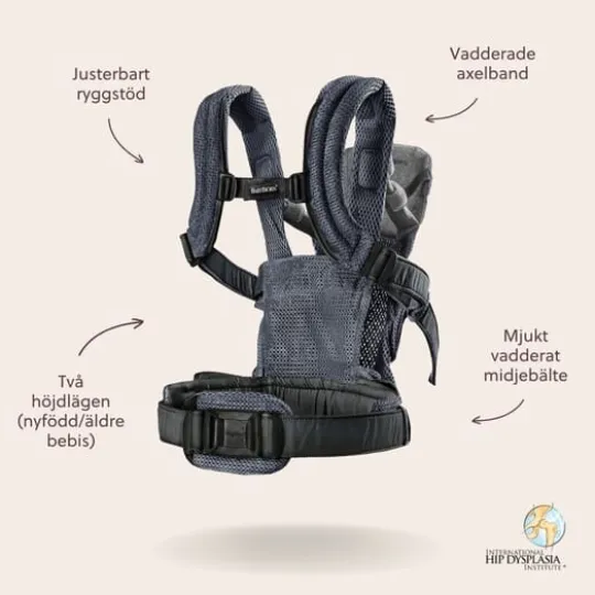 BabyBjörn Baby Carrier Harmony 3D Mesh Navy Blue