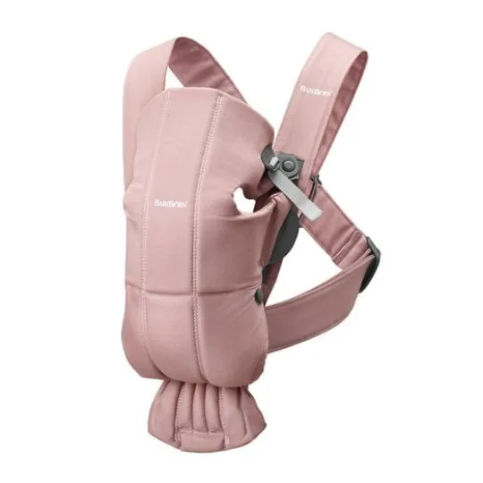 BabyBjörn Bärsele Mini Bomull Dusty Pink